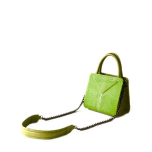 The Monroe Bag- Lime Green